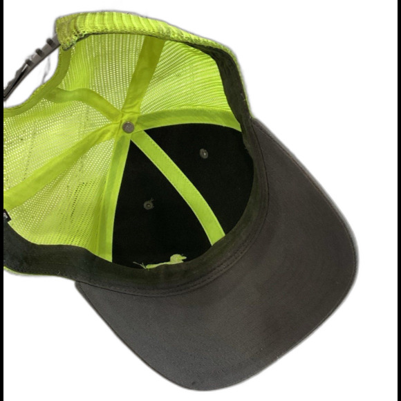 Richardson Cap Hat Unisex Snapback Color Gray Yellow Dock & Decoy Truckers - Picture 6 of 7